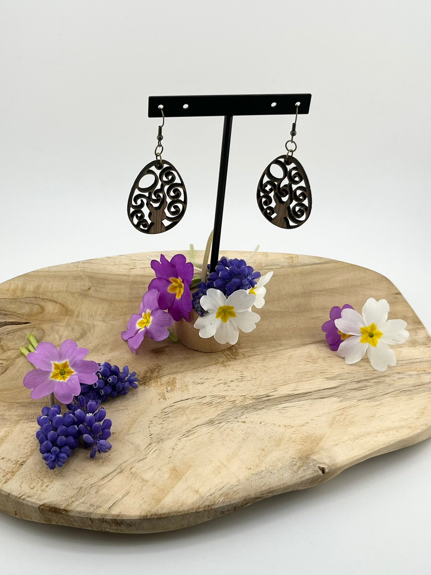 Boucles d'oreilles - Lapin arabesque