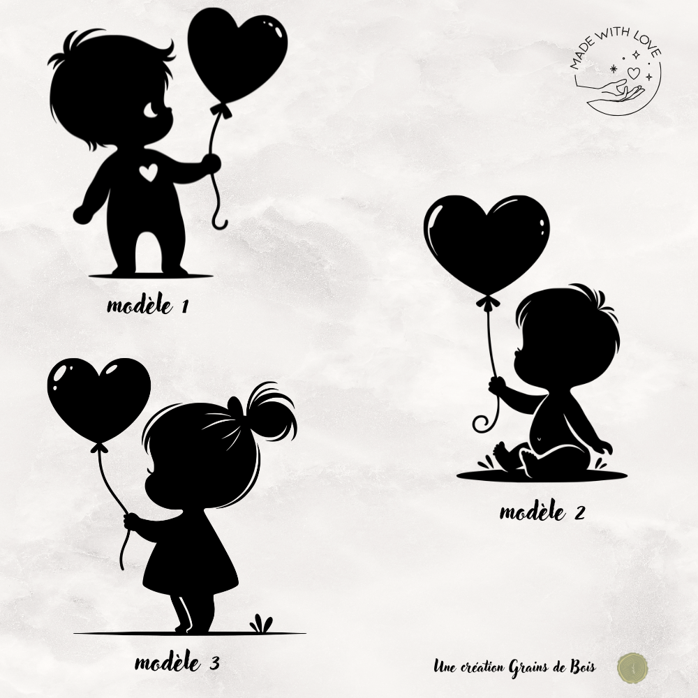 Tableau silhouette petite fille
