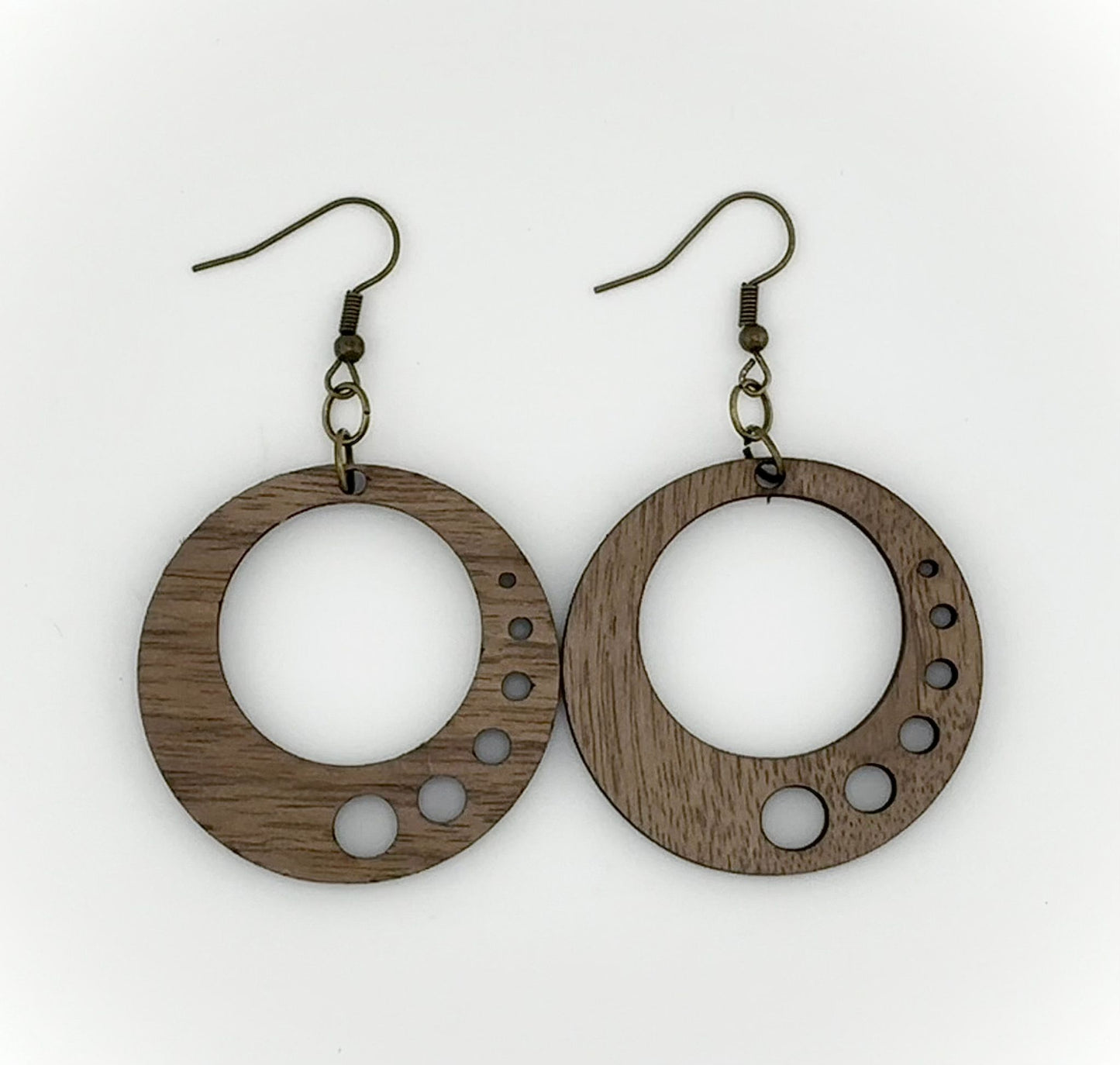 Boucles d'oreilles Bois de noyer
