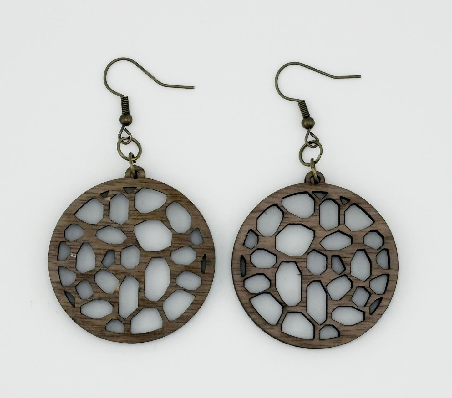 Boucles d'oreilles Bois de noyer