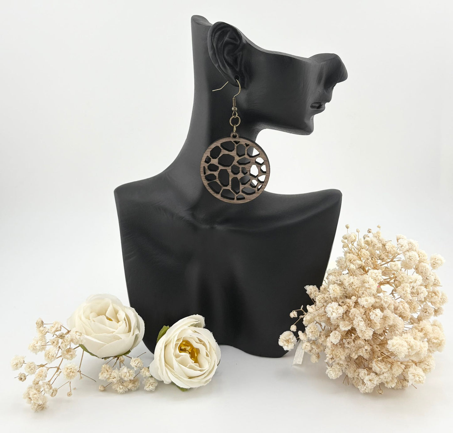 Boucles d'oreilles Bois de noyer