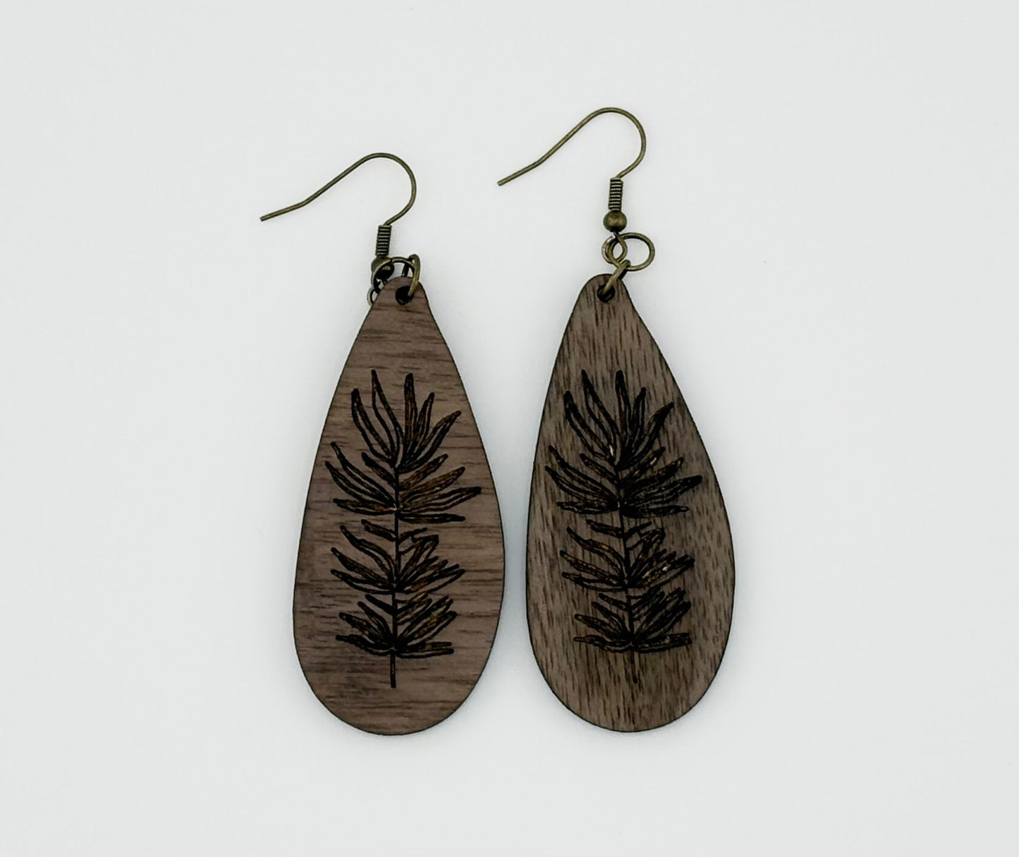 Boucles d'oreilles Bois de noyer