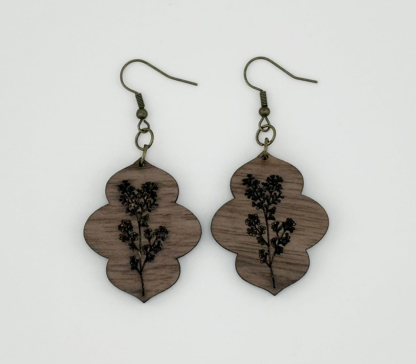 Boucles d'oreilles Bois de noyer