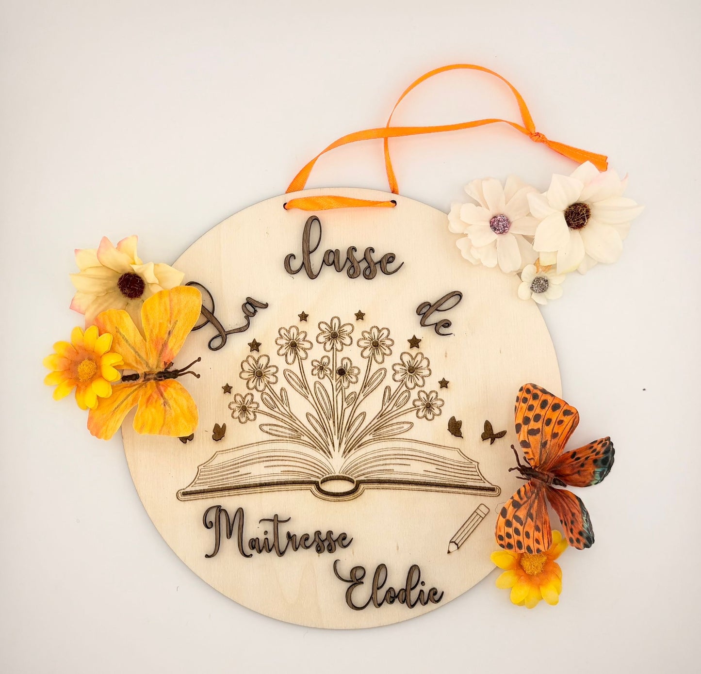 Plaque de porte - Livre ouvert