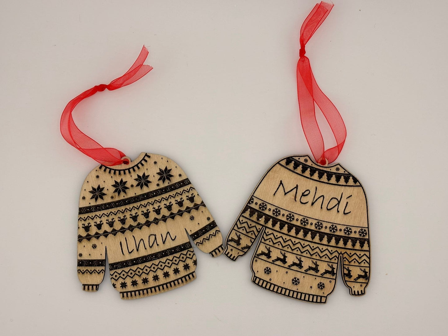 Boule "pull de noël"