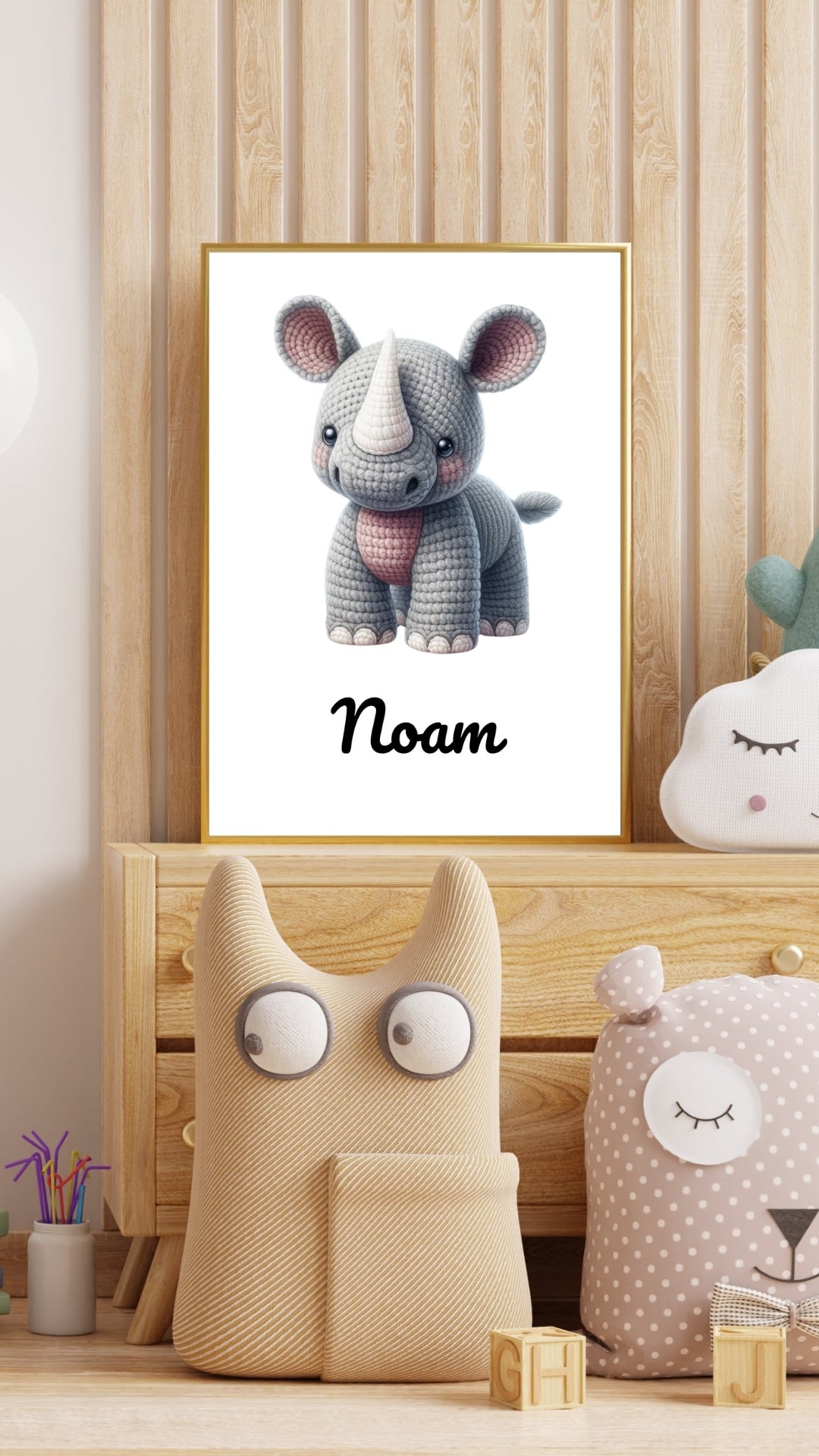 Affiche Animaux Crochet