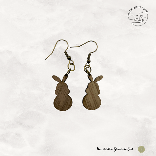 Boucles d'oreilles - Petits lapins de Pâques