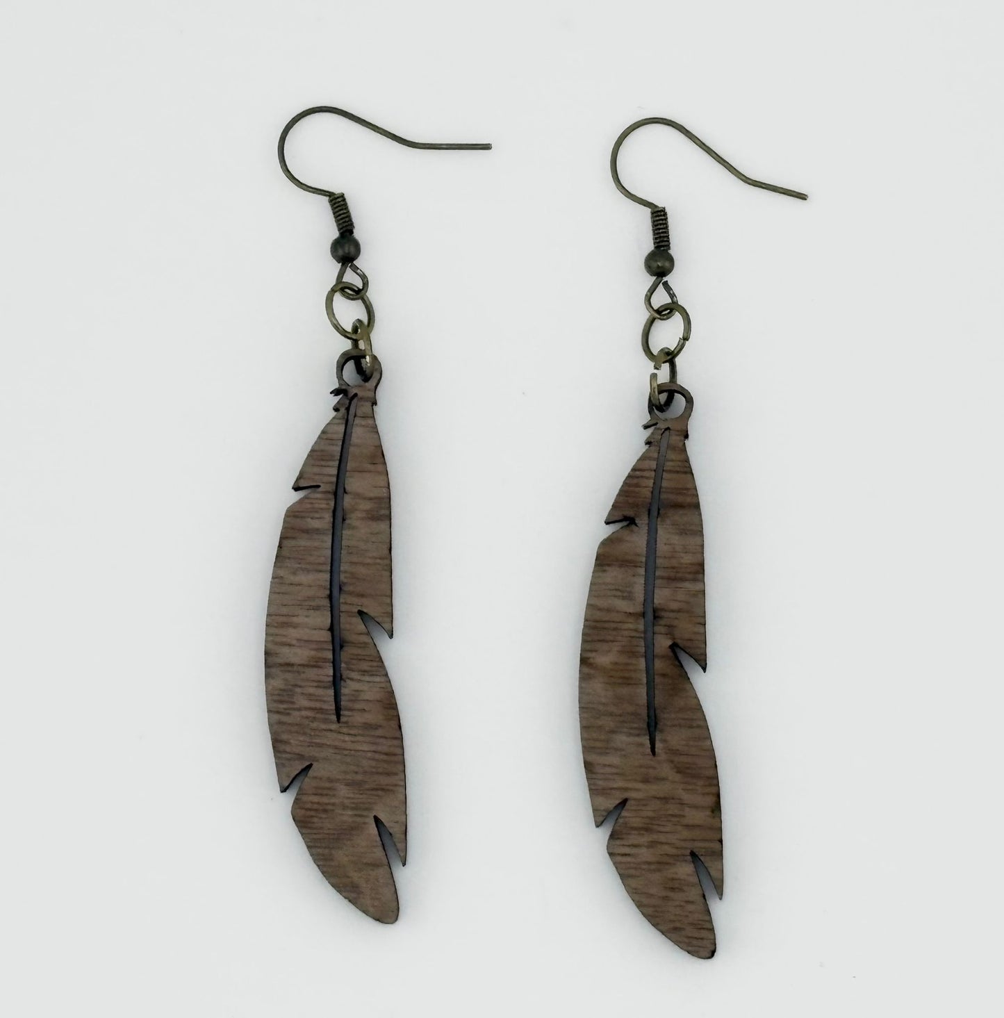 Boucles d'oreilles Bois de noyer