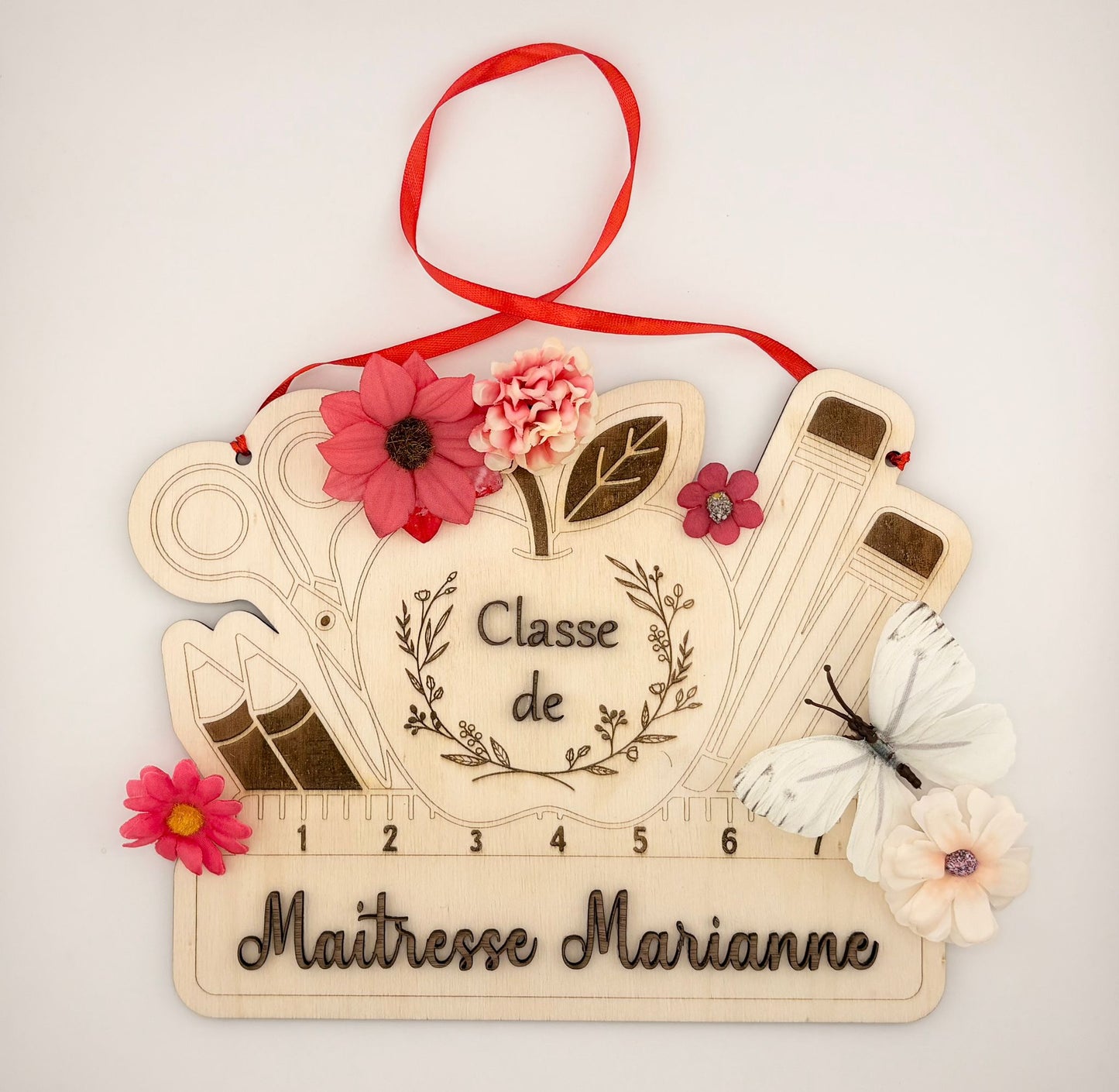 Plaque de porte - Pomme