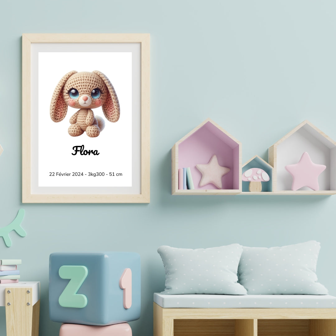 Affiche Animaux Crochet