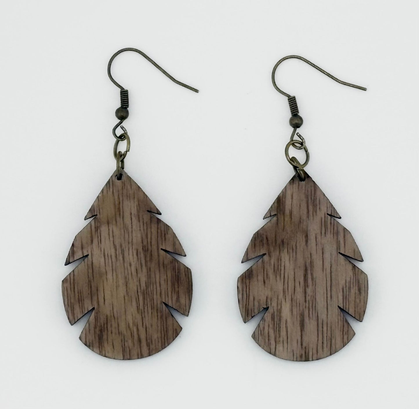 Boucles d'oreilles Bois de noyer