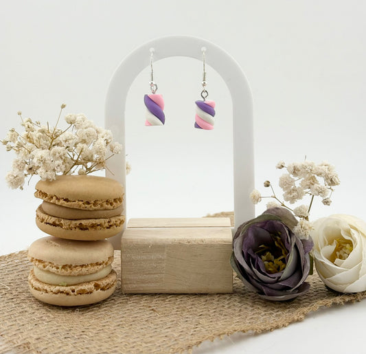 Boucles d'oreilles Gourmandes Chamallow Original