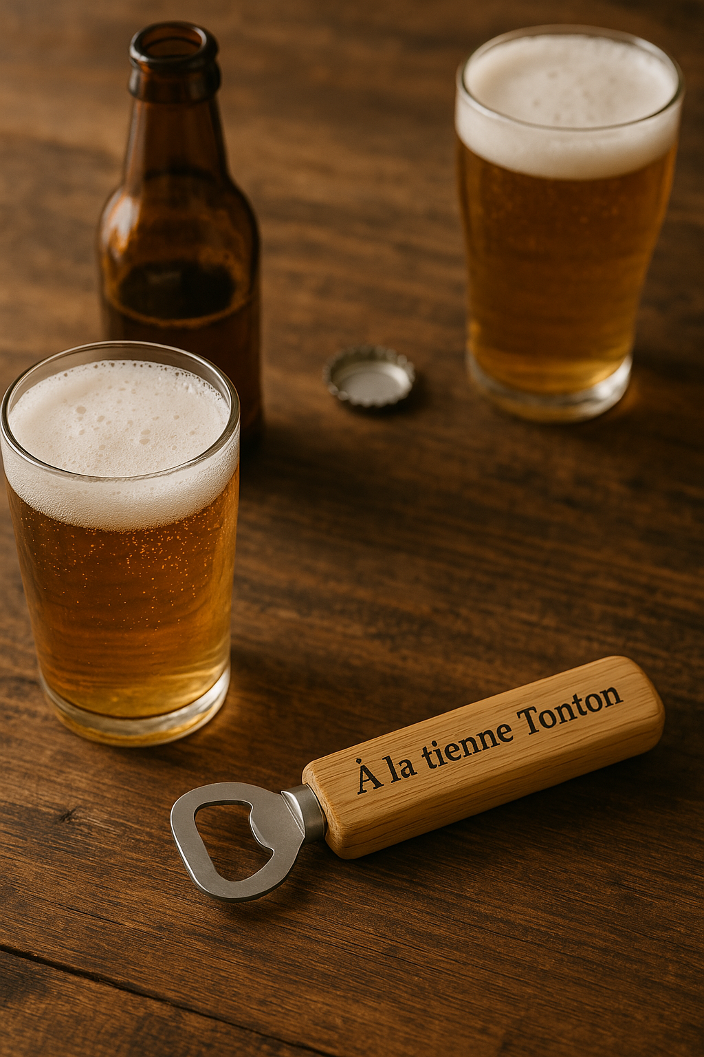 Décapsuleur manche bois