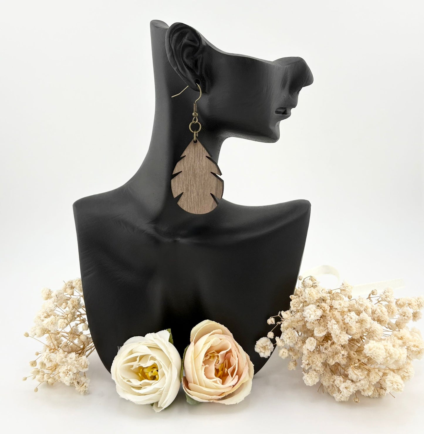 Boucles d'oreilles Bois de noyer