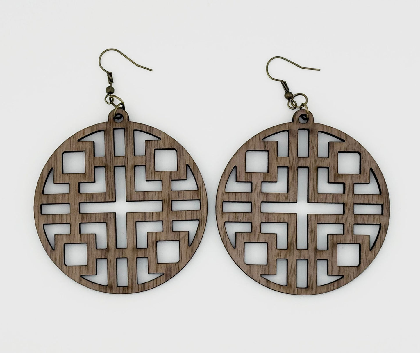 Boucles d'oreilles Bois de noyer