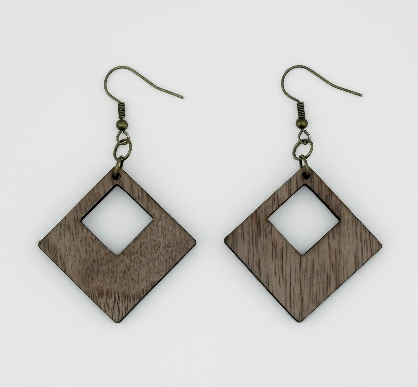 Boucles d'oreilles Bois de noyer