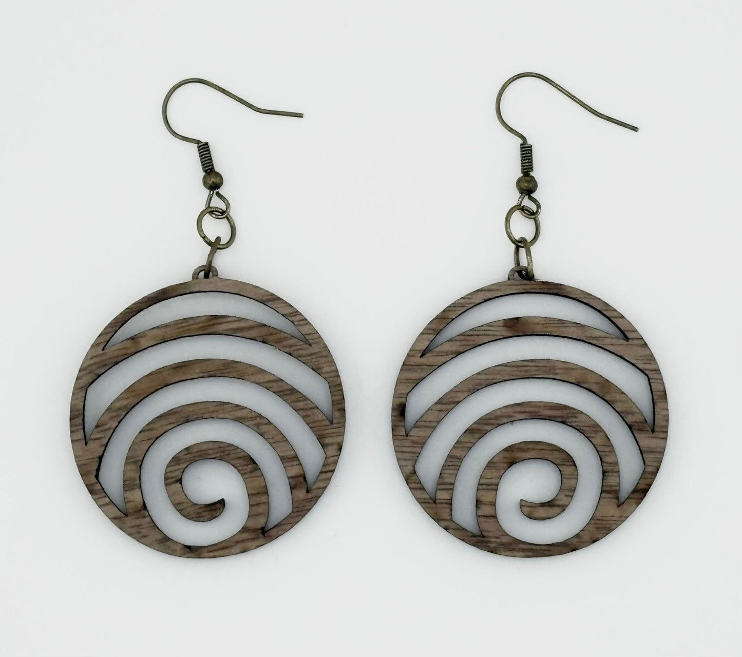 Boucles d'oreilles Bois de noyer