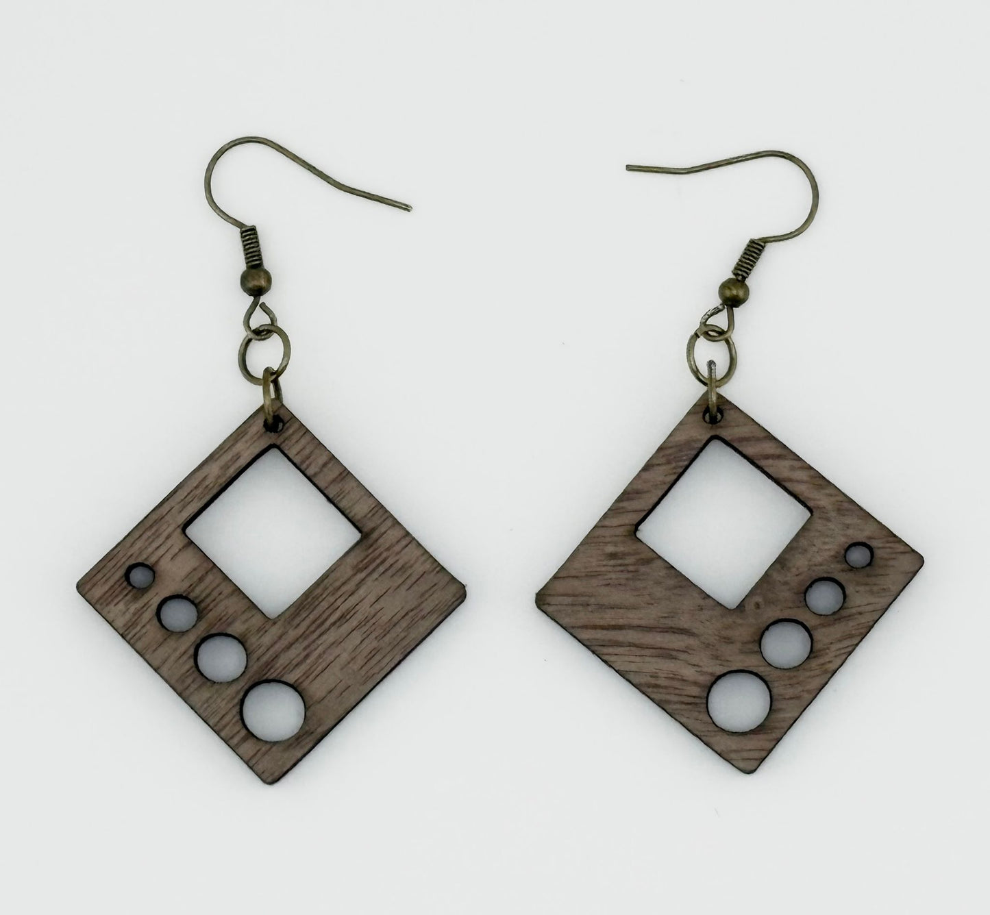Boucles d'oreilles Bois de noyer