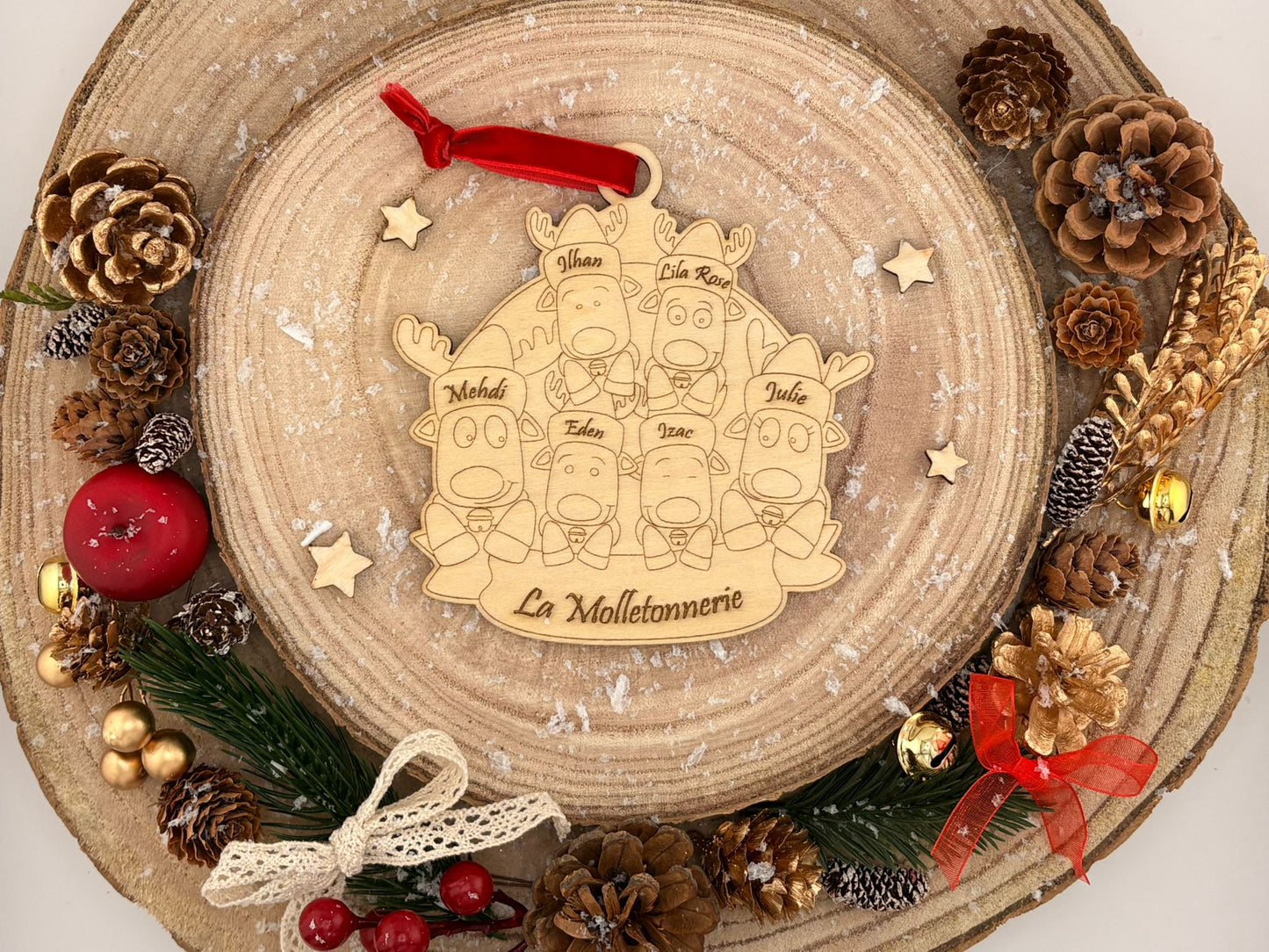 Boule de Noël famille