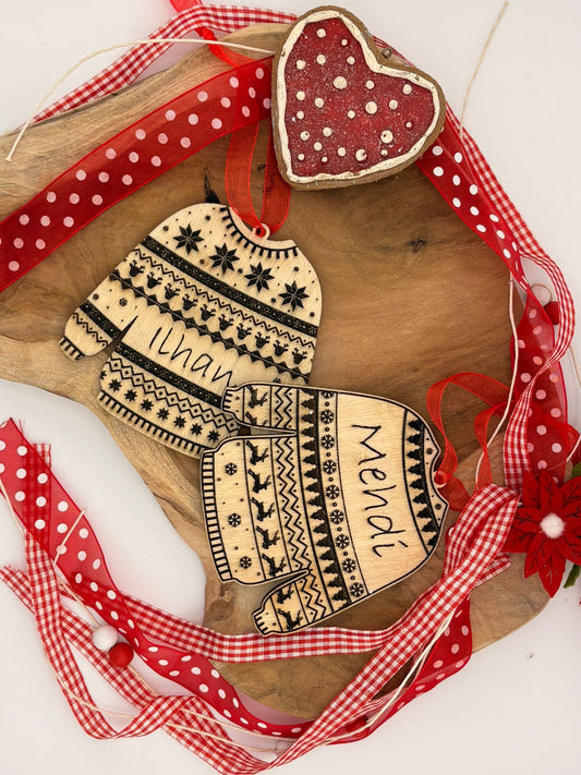 Boule "pull de noël"