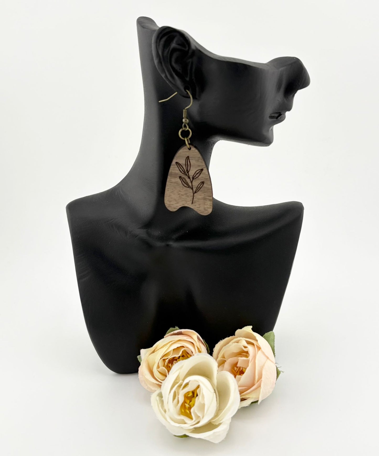 Boucles d'oreilles Bois de noyer