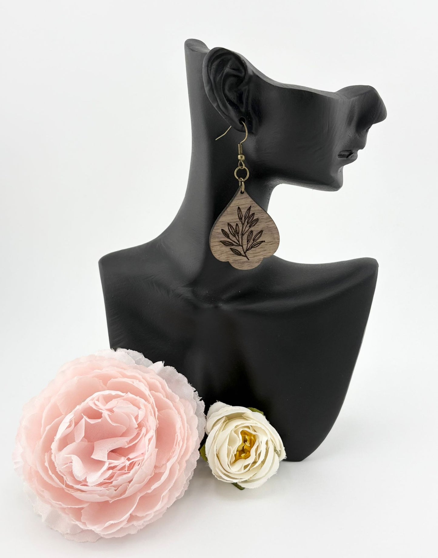 Boucles d'oreilles Bois de noyer