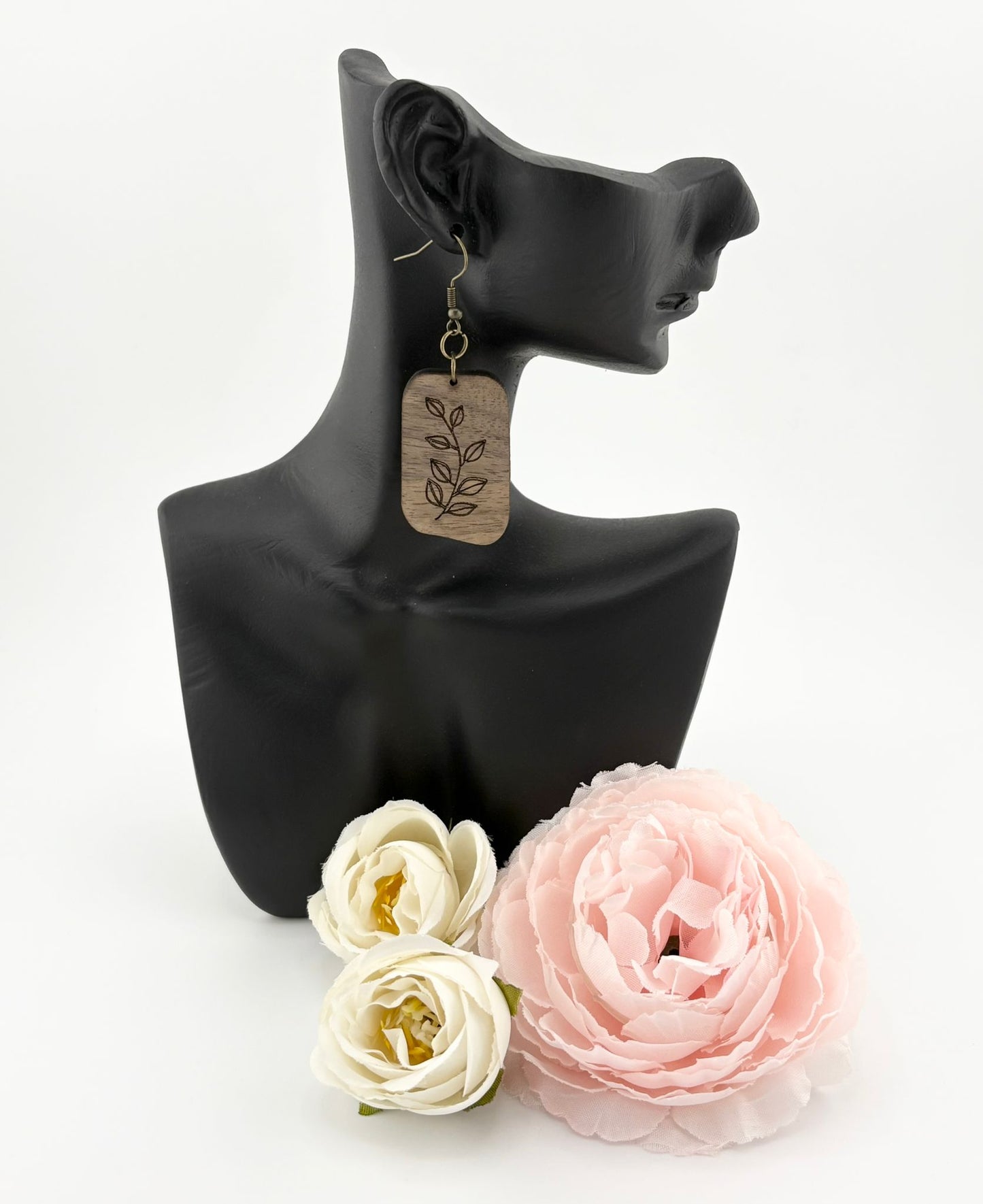 Boucles d'oreilles Bois de noyer