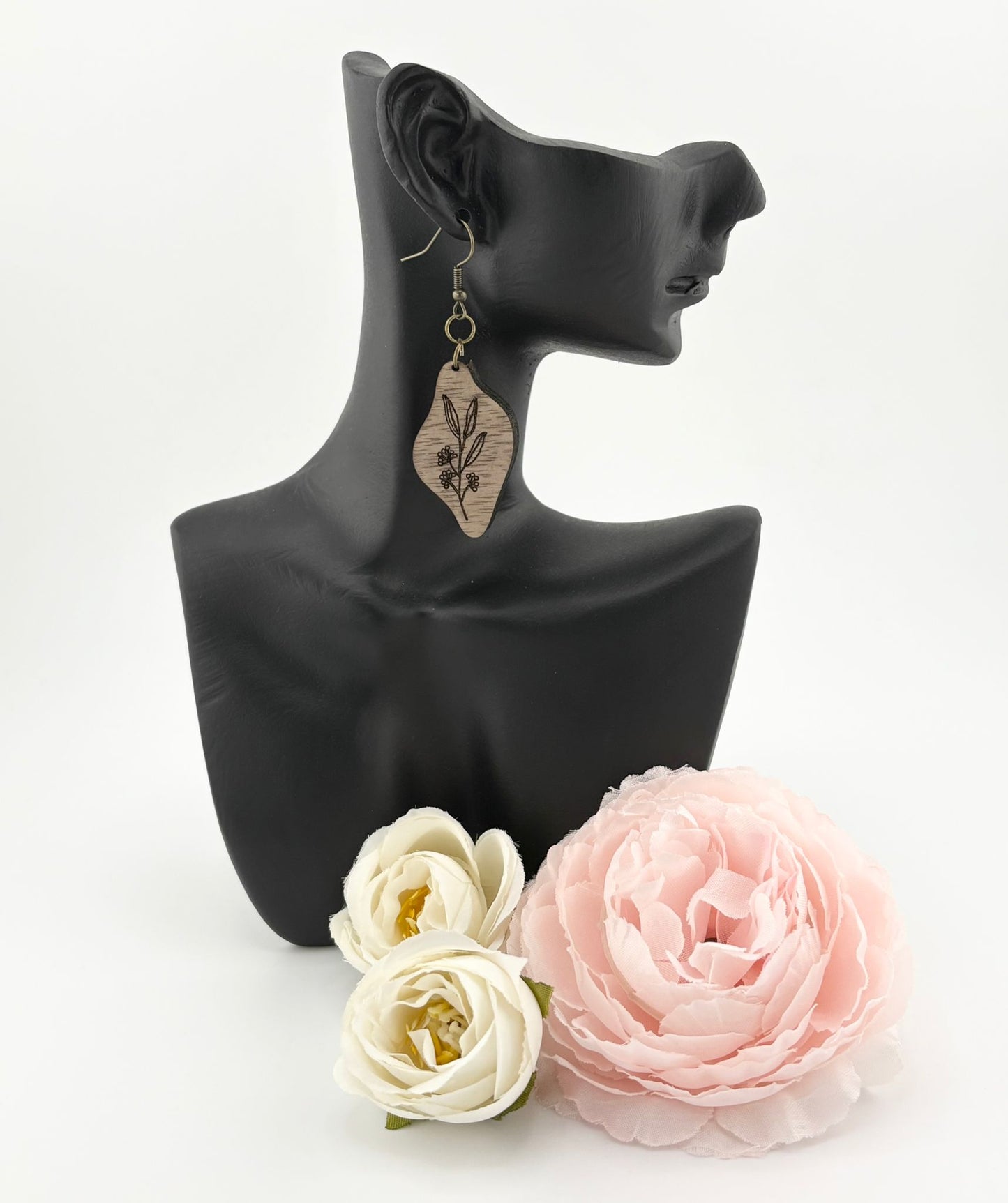 Boucles d'oreilles Bois de noyer