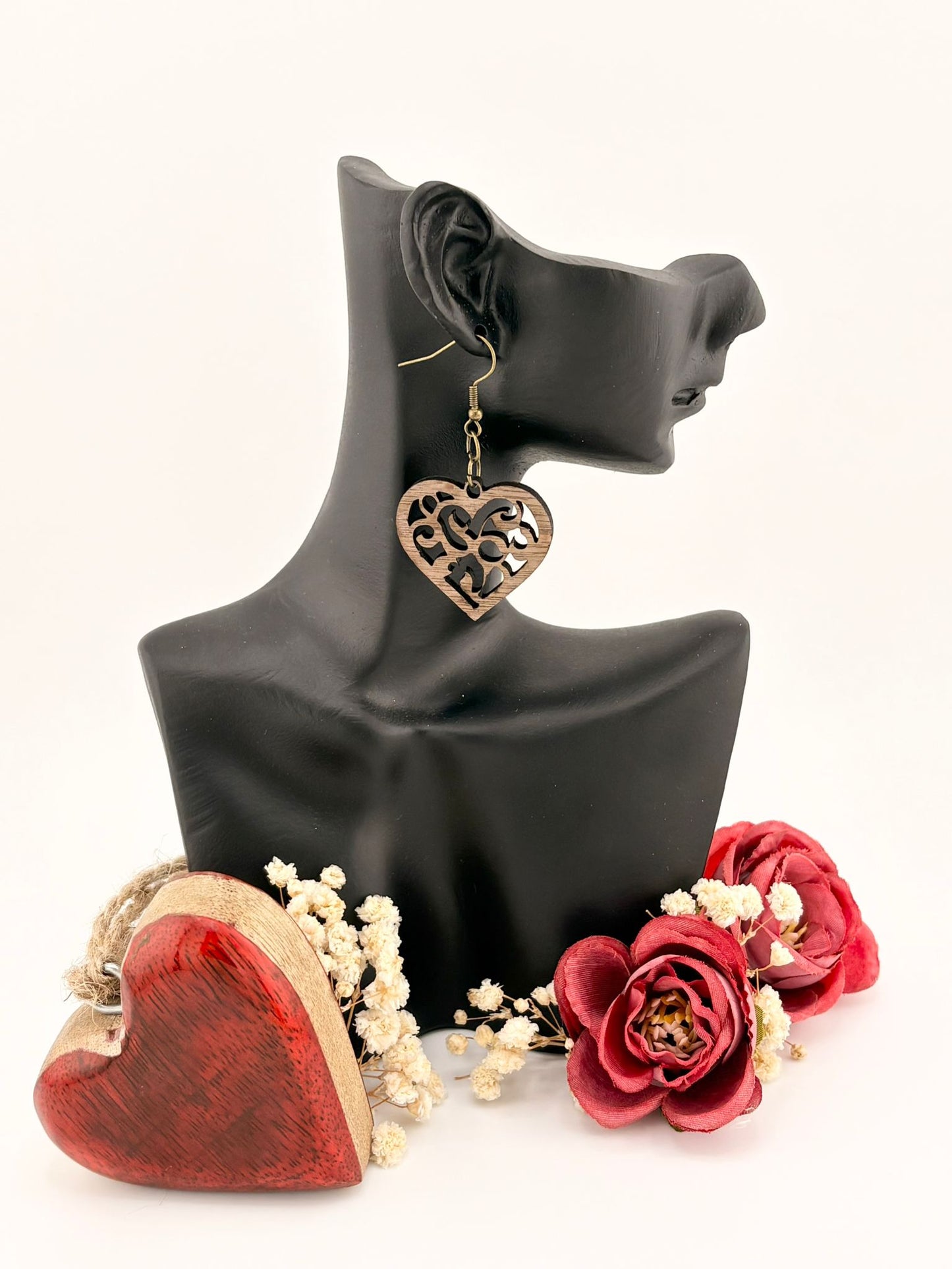 Boucles d'oreilles - Coeurs Arabesque