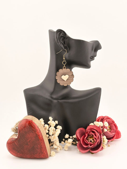 Boucles d'oreilles - Biscuits et Coeur II