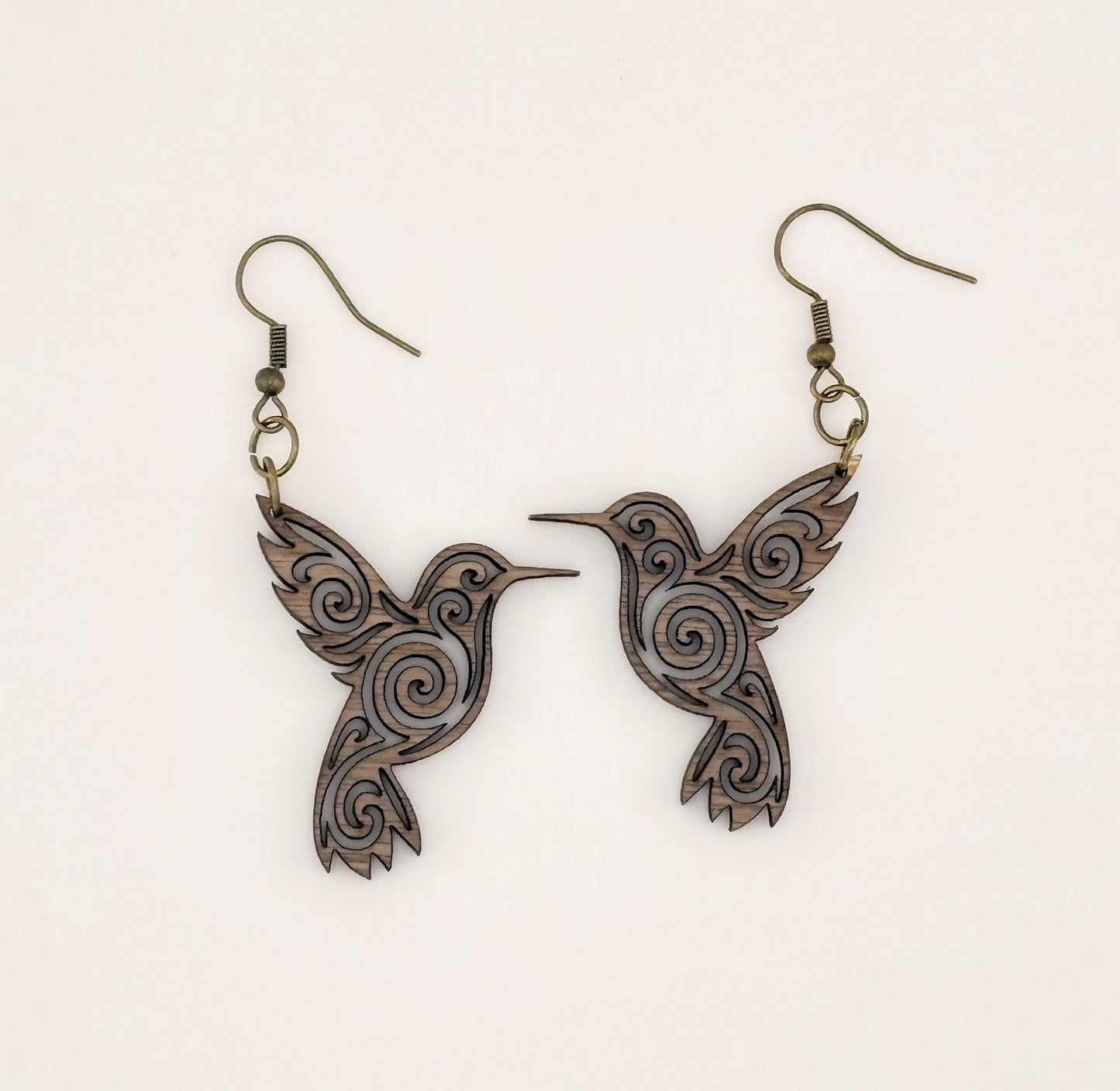 Boucles d'oreilles - Colibri Arabesque