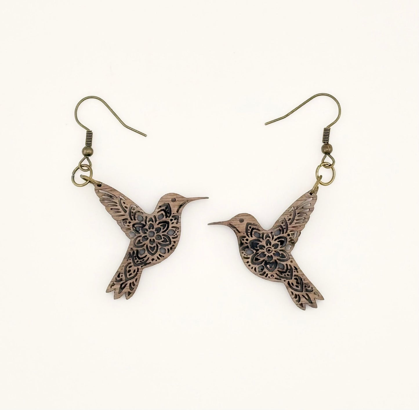 Boucles d'oreilles - Colibri Mandala