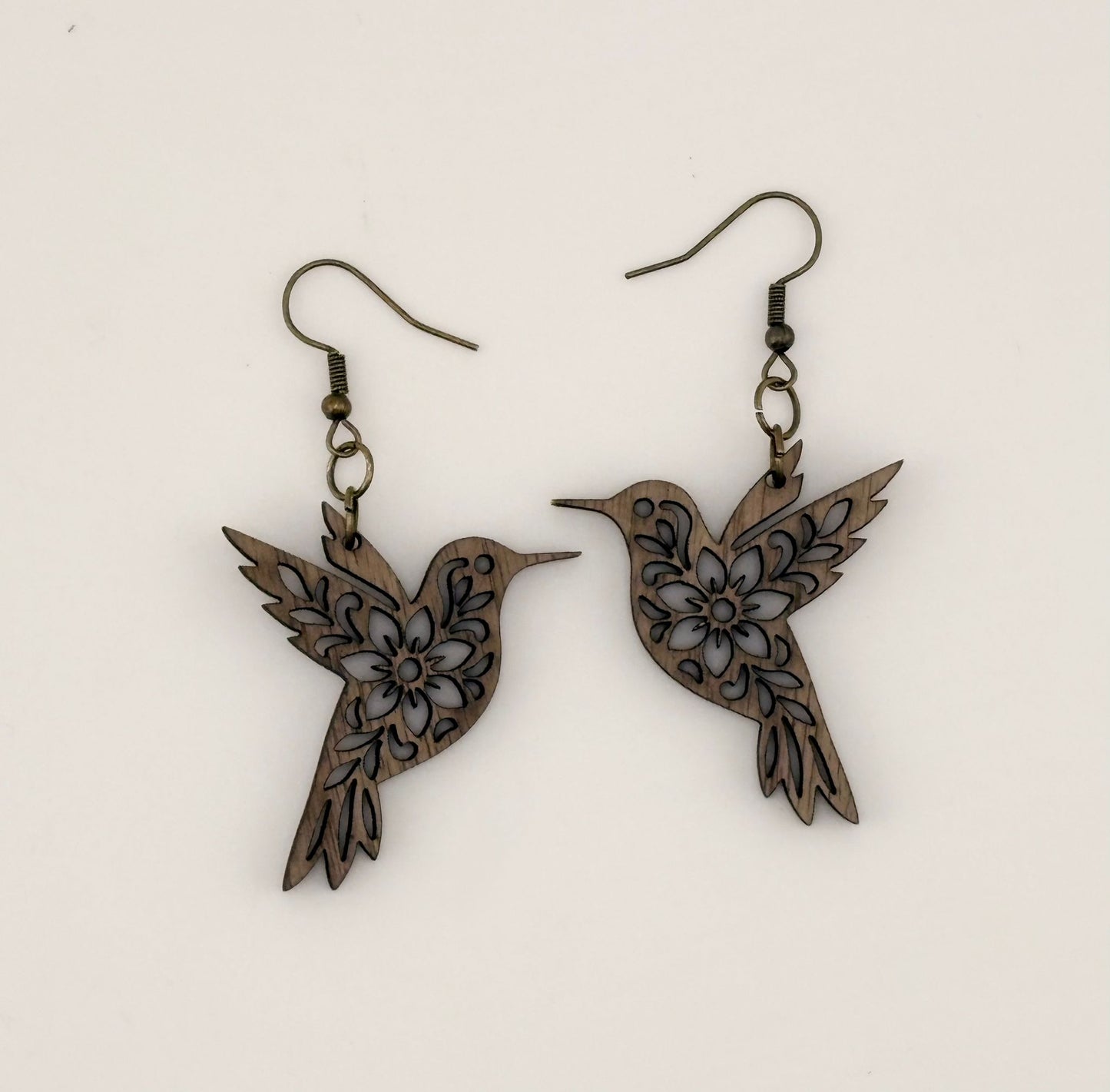 Boucles d'oreilles - Colibri Fleurs des îles