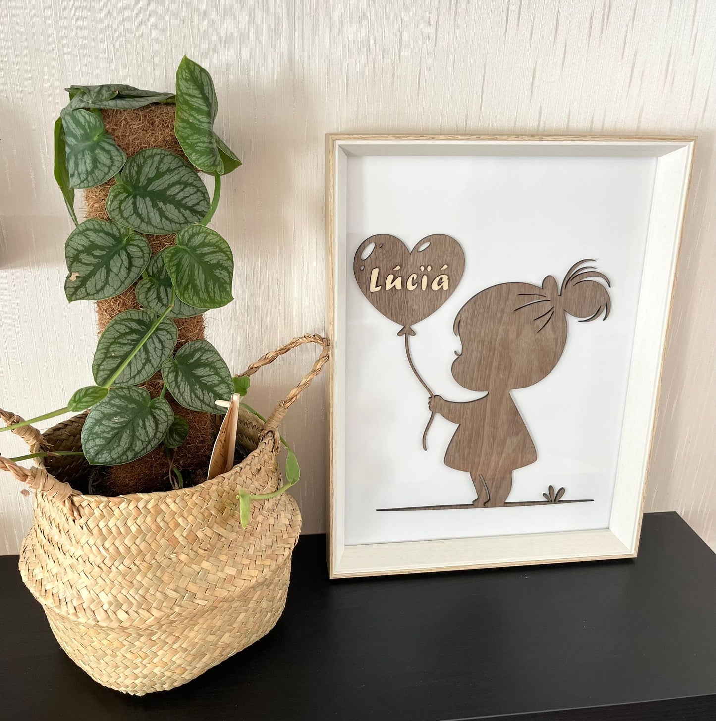 Tableau silhouette petite fille