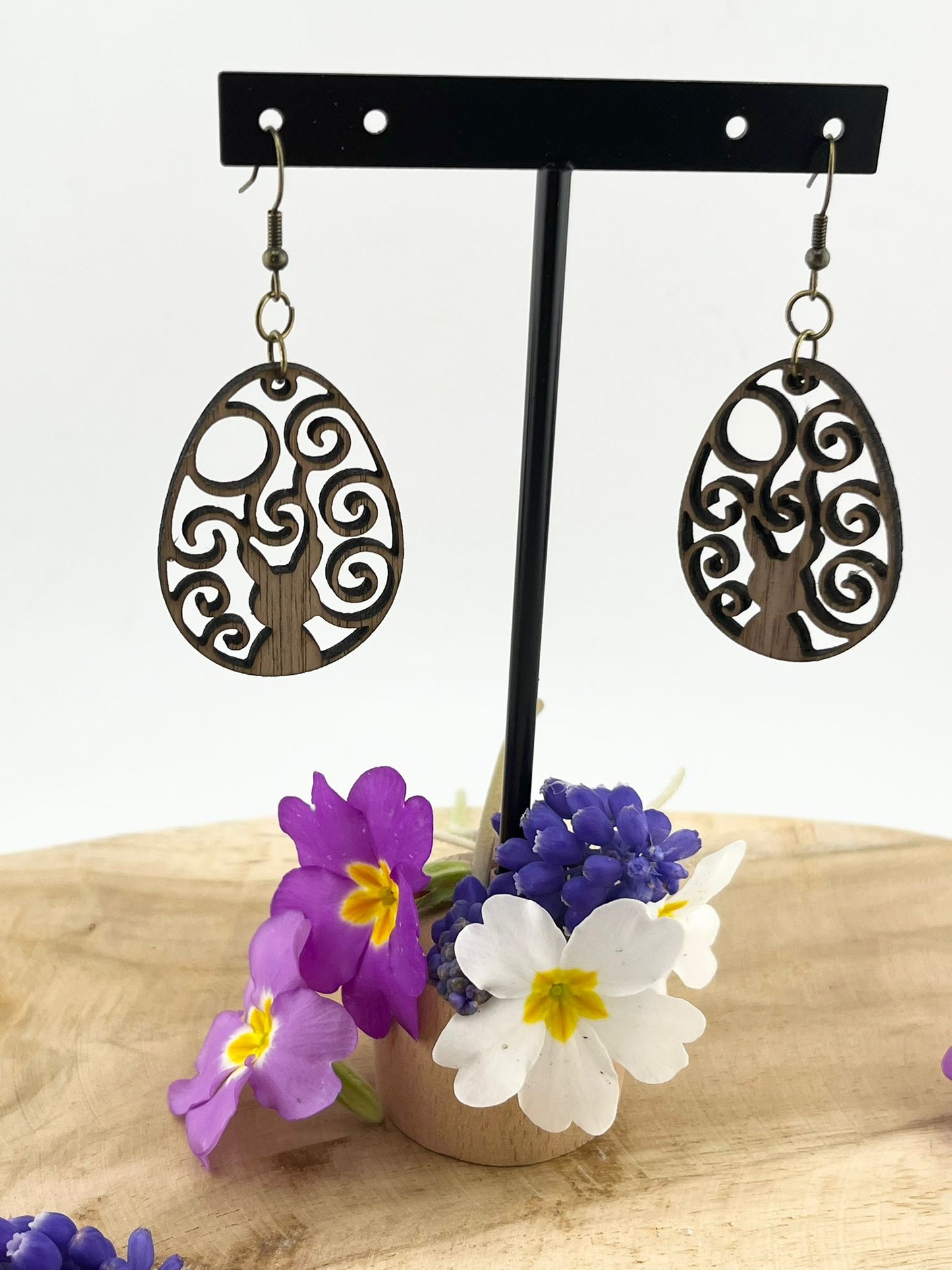 Boucles d'oreilles - Lapin arabesque