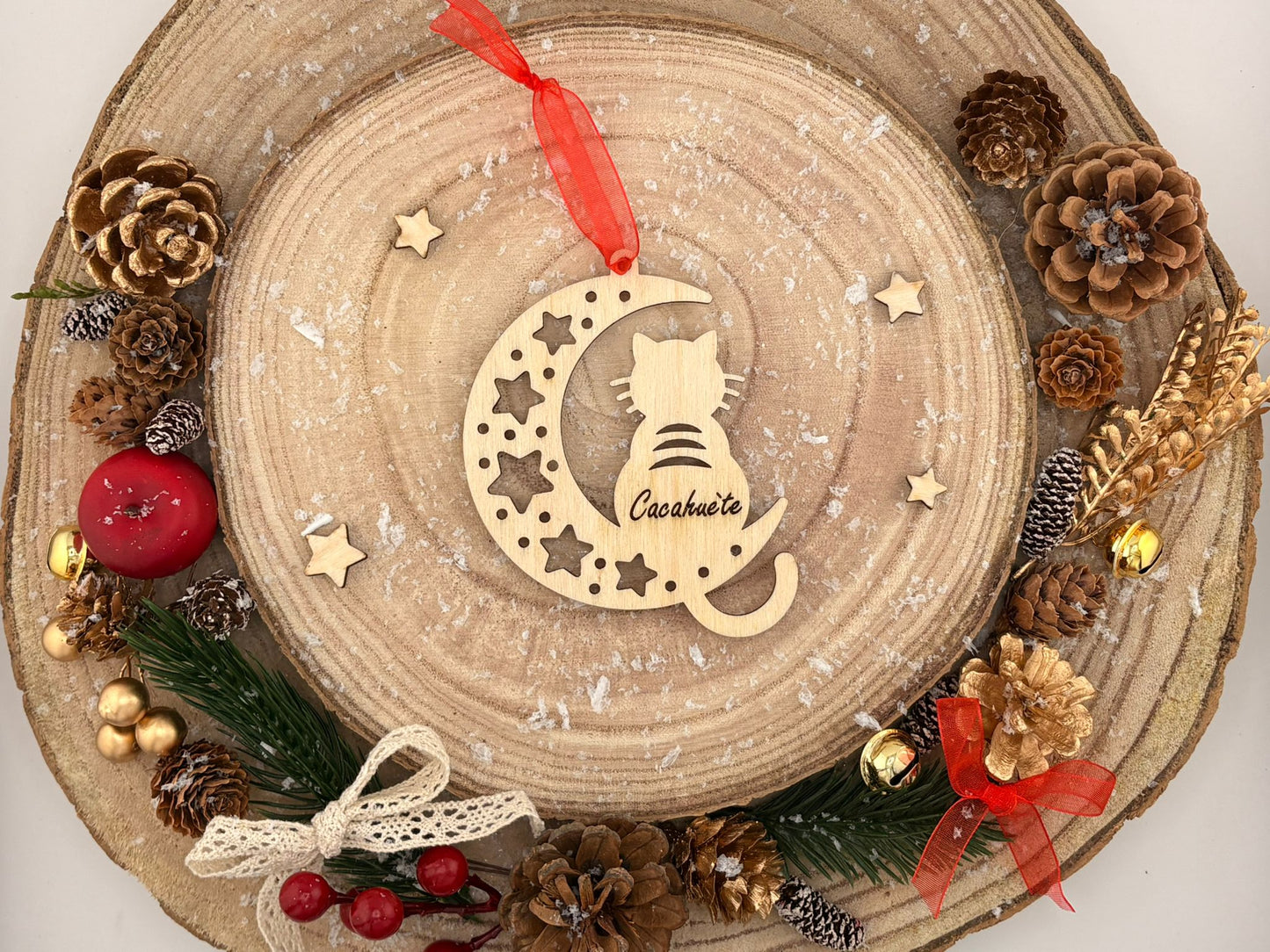 Boule de Noël - Nos amis les chats