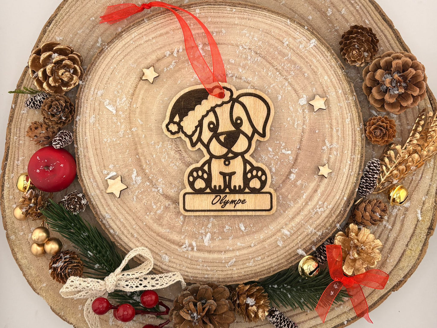 Boule de Noël - Nos amis les chiens