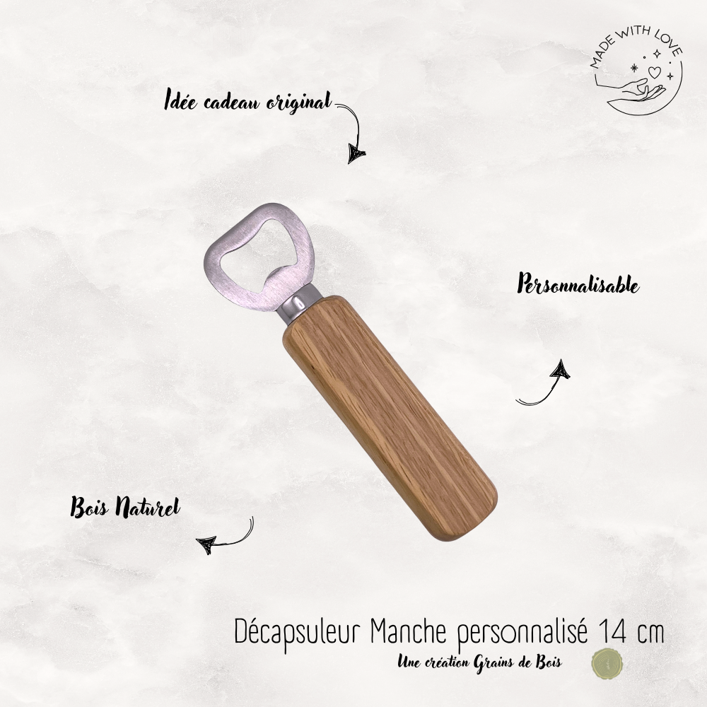 Décapsuleur manche bois
