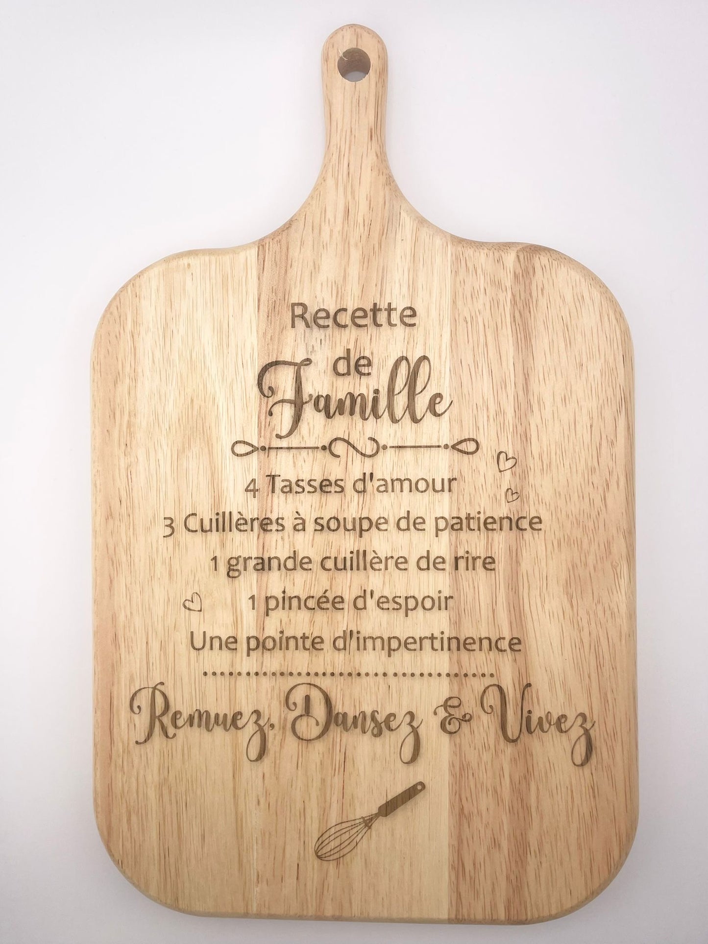Planche à découper - Recette de famille